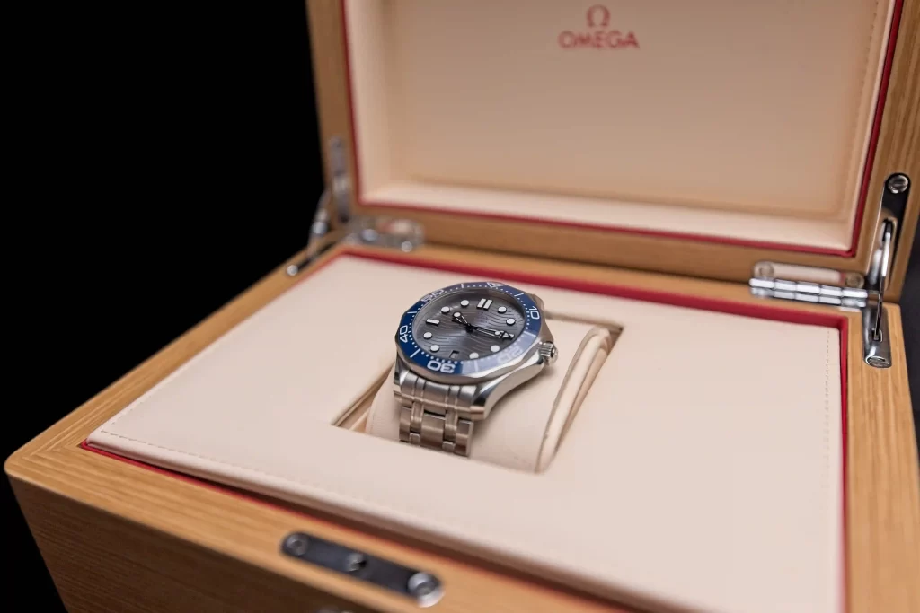 Omega Seamaster in a box