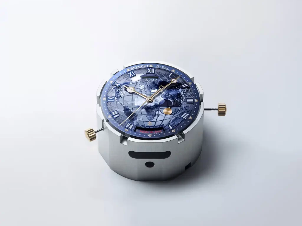 Dial and mechanism mounted on holder
