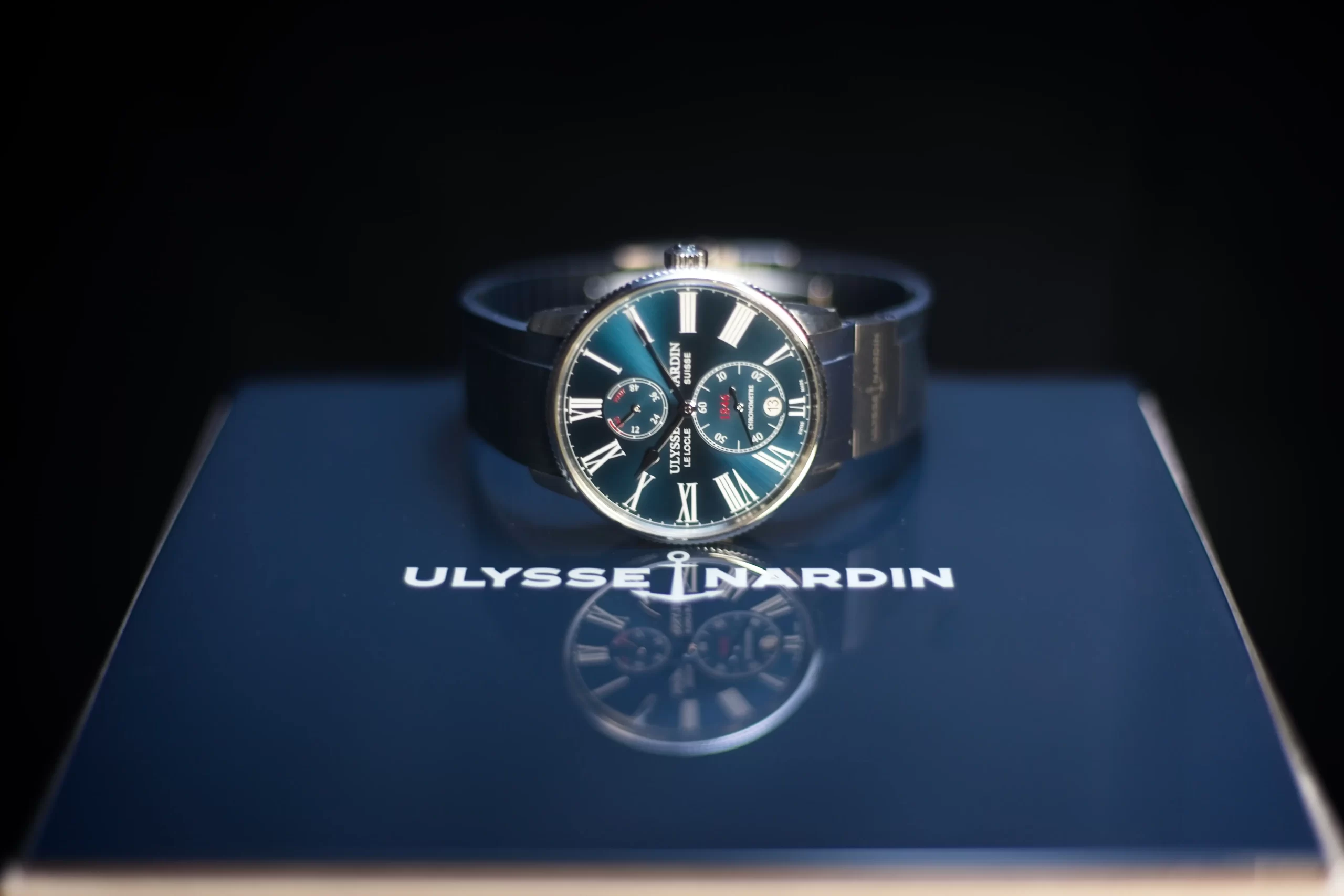 Ulysse Nardin Marine Torpilleur sitting on his box