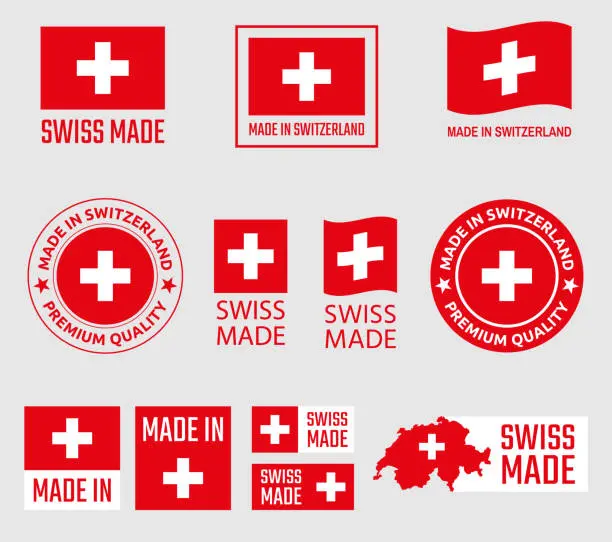Swiss Made stamps