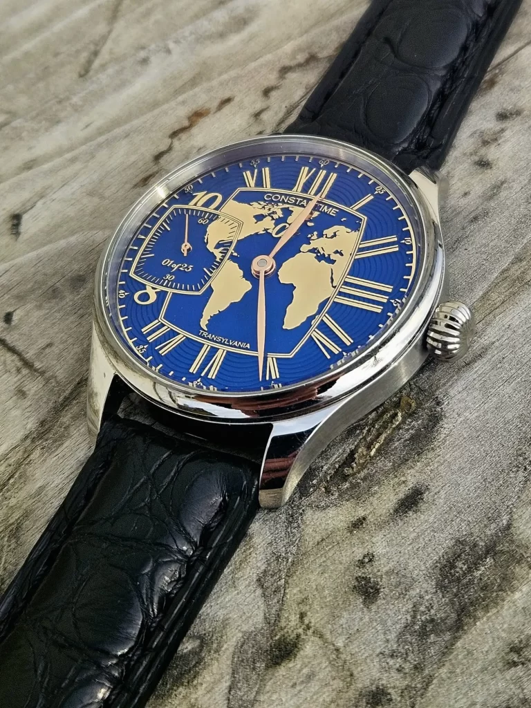 Ceas CONSTANTIME din colectia TERRA cu cadran albastru