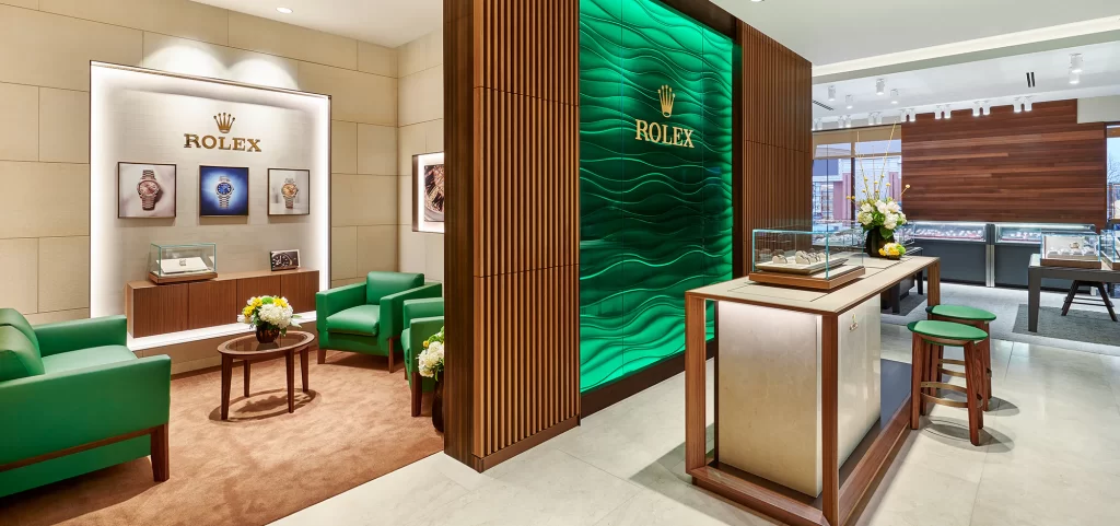 Inside a Rolex Shop