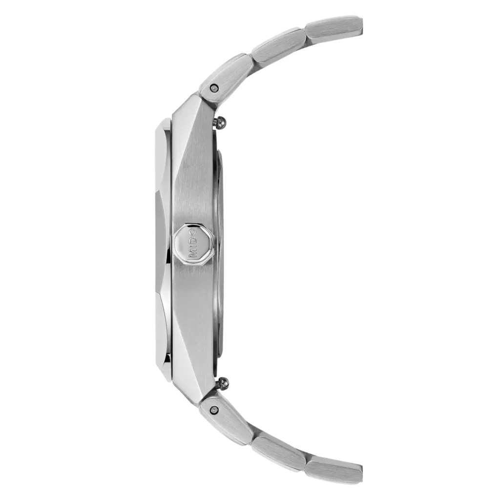 Mido 8 One crown side view