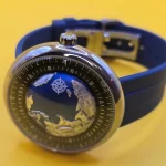 lLue Planet II on yellow background