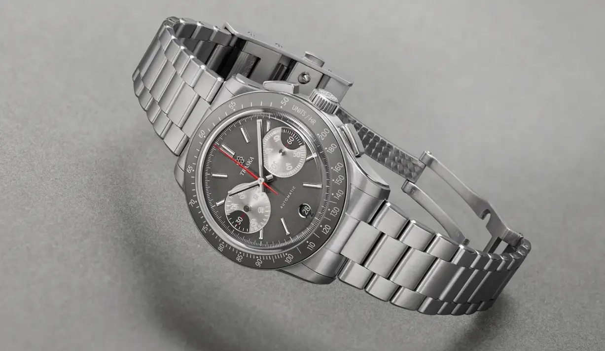 Traska Chronograph picture on a gray background