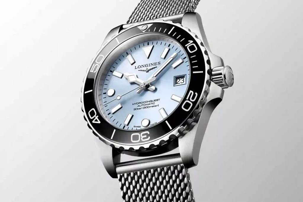 Longines Hydroconquest  light blue dial exclusive to online 