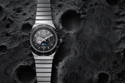picture of Q Timex Nasa with moon background