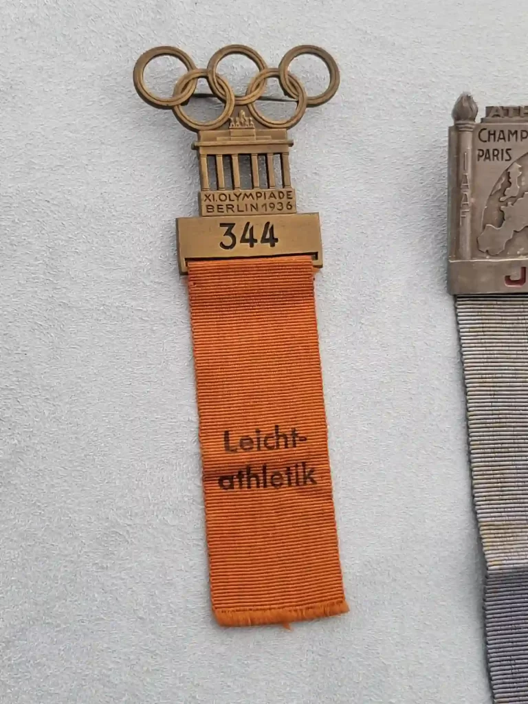 Medal from 1936 Olympic Games held in Berlin