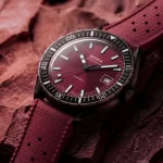 Doxa SUB 200 II red variant on red background