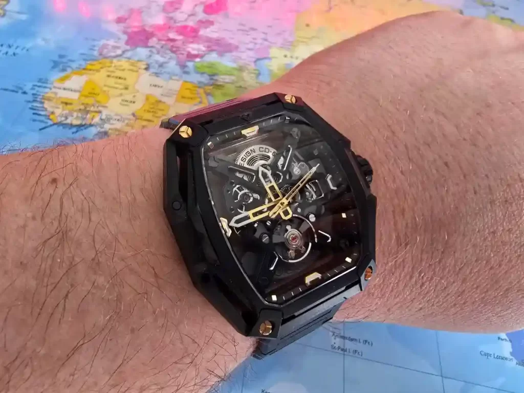 hunter on the wrist close up