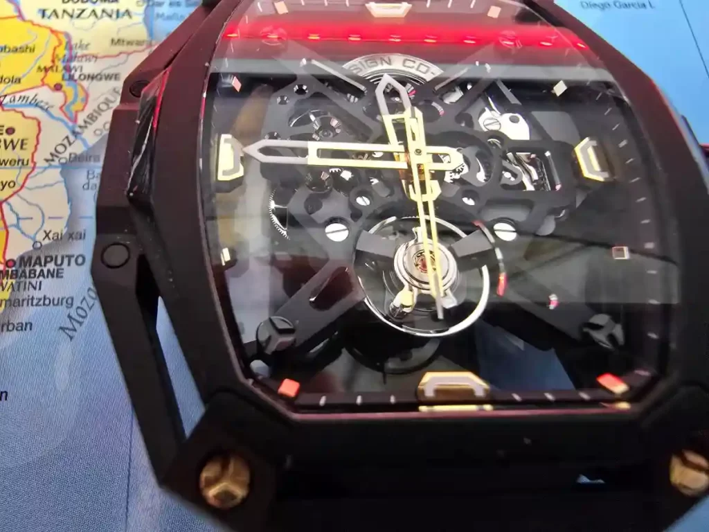 dial of the hunter clos up 