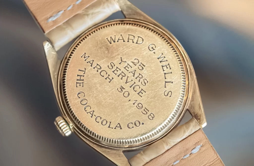 Rolex Coca-Cola caseback